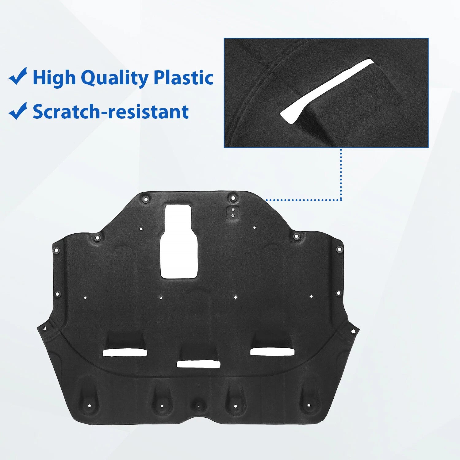 Center Engine Cover Splash Shield for Hyundai Sonata (2015–2017)