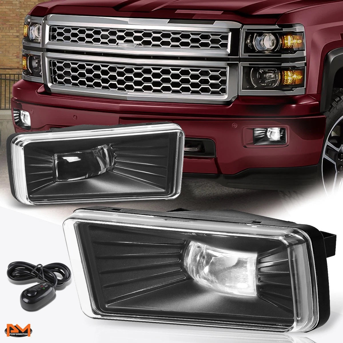 Fog Lights with Bezel and Switch for Honda CR-V (2012–2014)