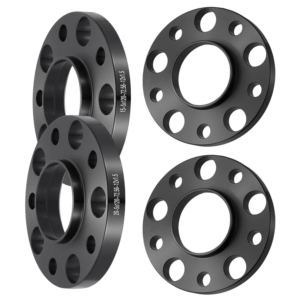 15/20mm Hubcentric Wheel Spacers 5x120 72.56mm for BMW 735iL (1990–1992)