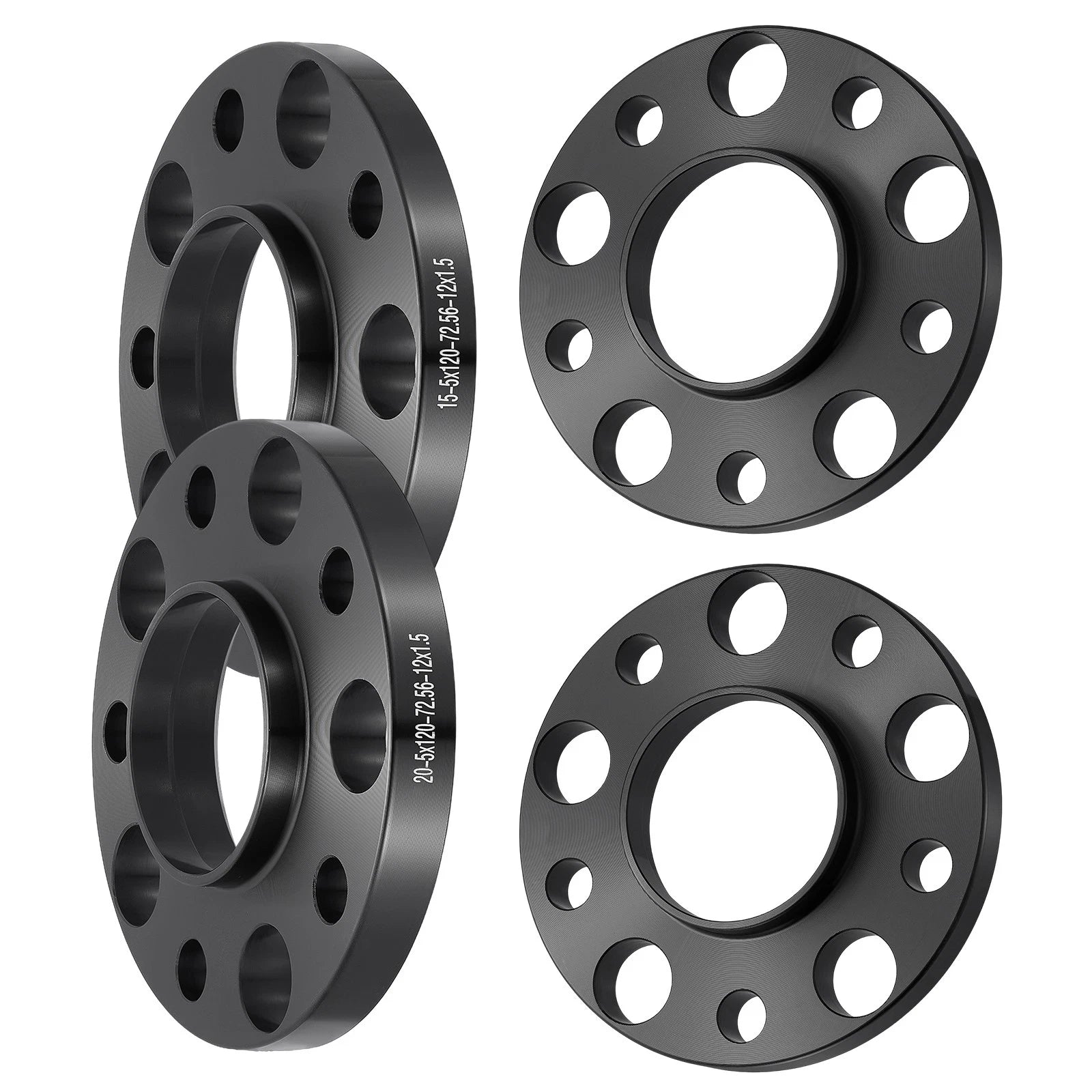 15/20mm Hubcentric Wheel Spacers 5x120 72.56mm for BMW 735iL (1990–1992)
