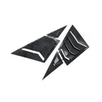 Carbon Fiber Look Front Window Scoop Louver Cover for Honda Civic Sedan (12-15)