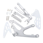 Set of 2 Front Rider Footrests Footpeg Brackets for Yamaha YZF R1 (2007–2008)