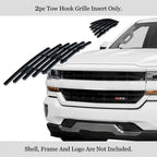 Stainless Black Billet Grille Insert for Chevy Silverado 1500 (2016-2018)