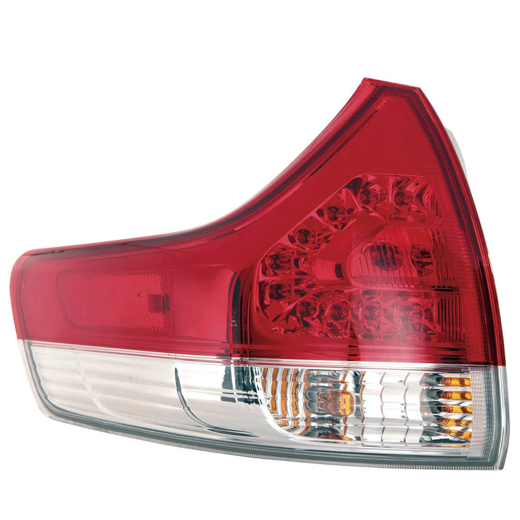Outer Tail Light Assembly Driver Side Replacement for Toyota Sienna (2011–2014)