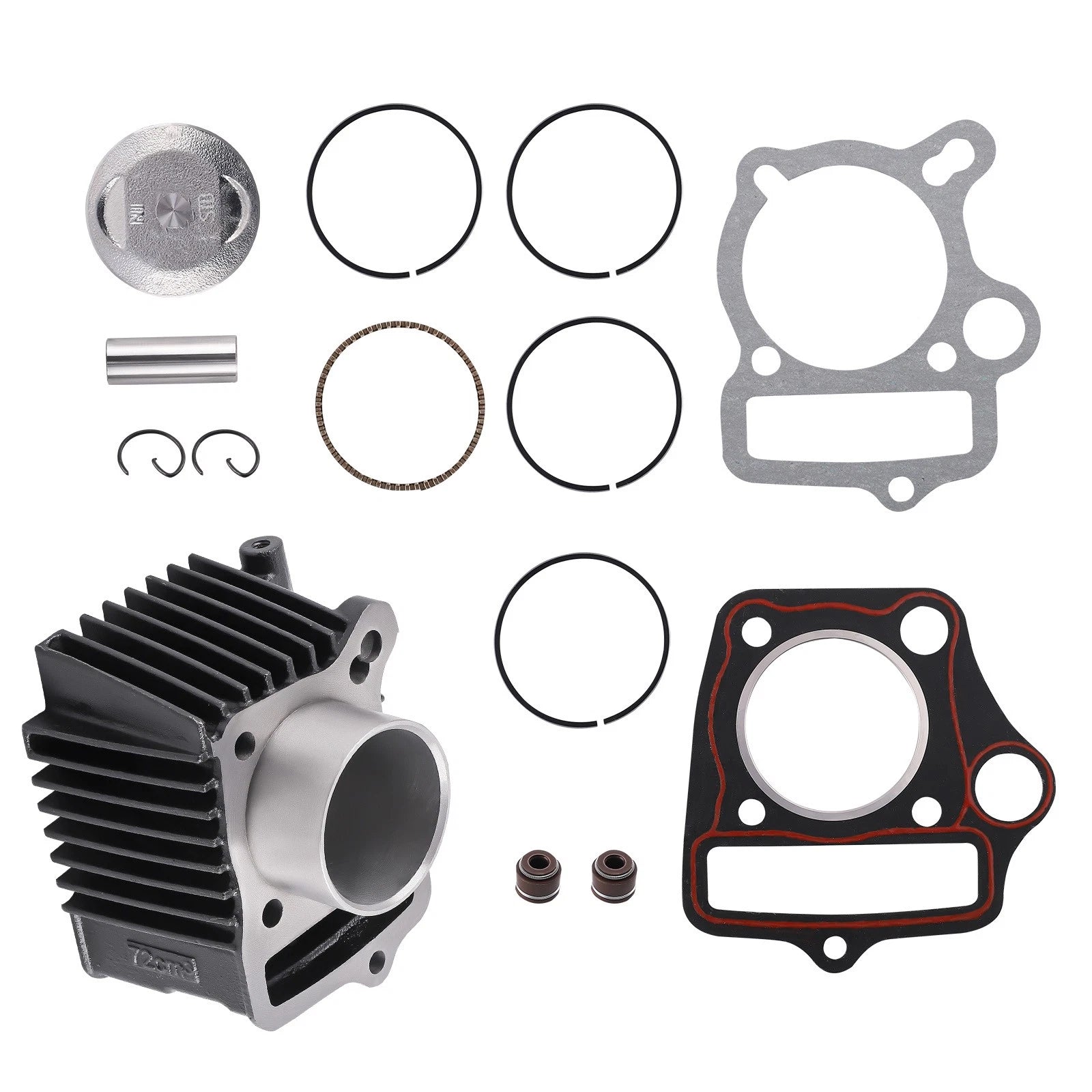 Cylinder Piston Engine Rebuild Kit for Honda ATC70 CRF70 CT70 C70 (1970–2009)