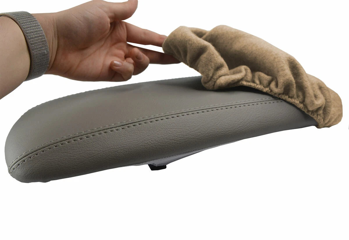 Fleece Console Lid Armrest Cover for Ford Explorer (1995–2001) Beige