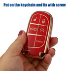 TPU 5 Button Keyless Entry Remote Cover for Dodge Charger Challenger Dart (2011-2023)