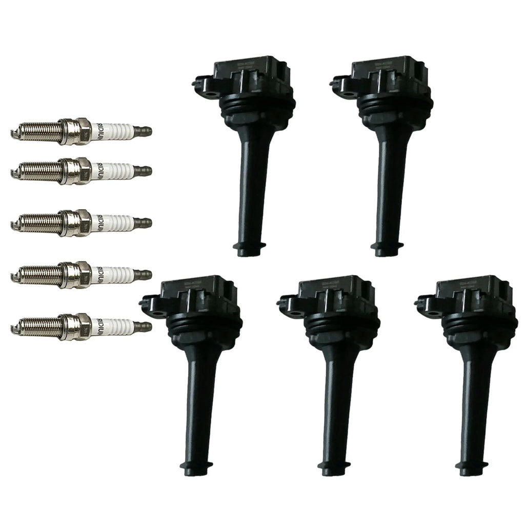 5X Ignition Coil & Spark Plug Kits for Volvo C70 S60 S80 V70 XC70 XC90 (1998–2019)