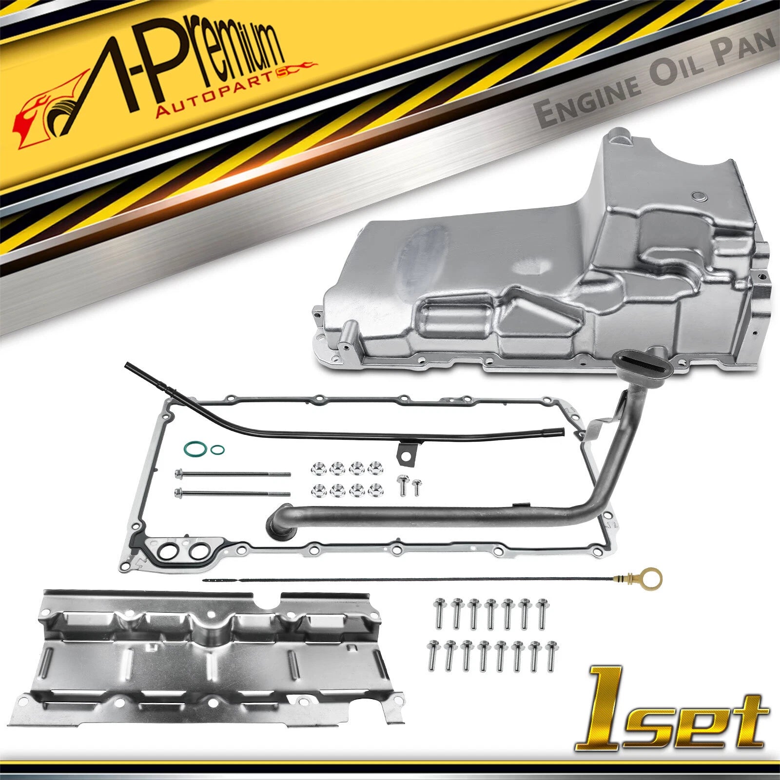 Engine Oil Pan with Gasket for Ford Chevrolet GM LS1 LS3 LSA LSX (1955–1995)