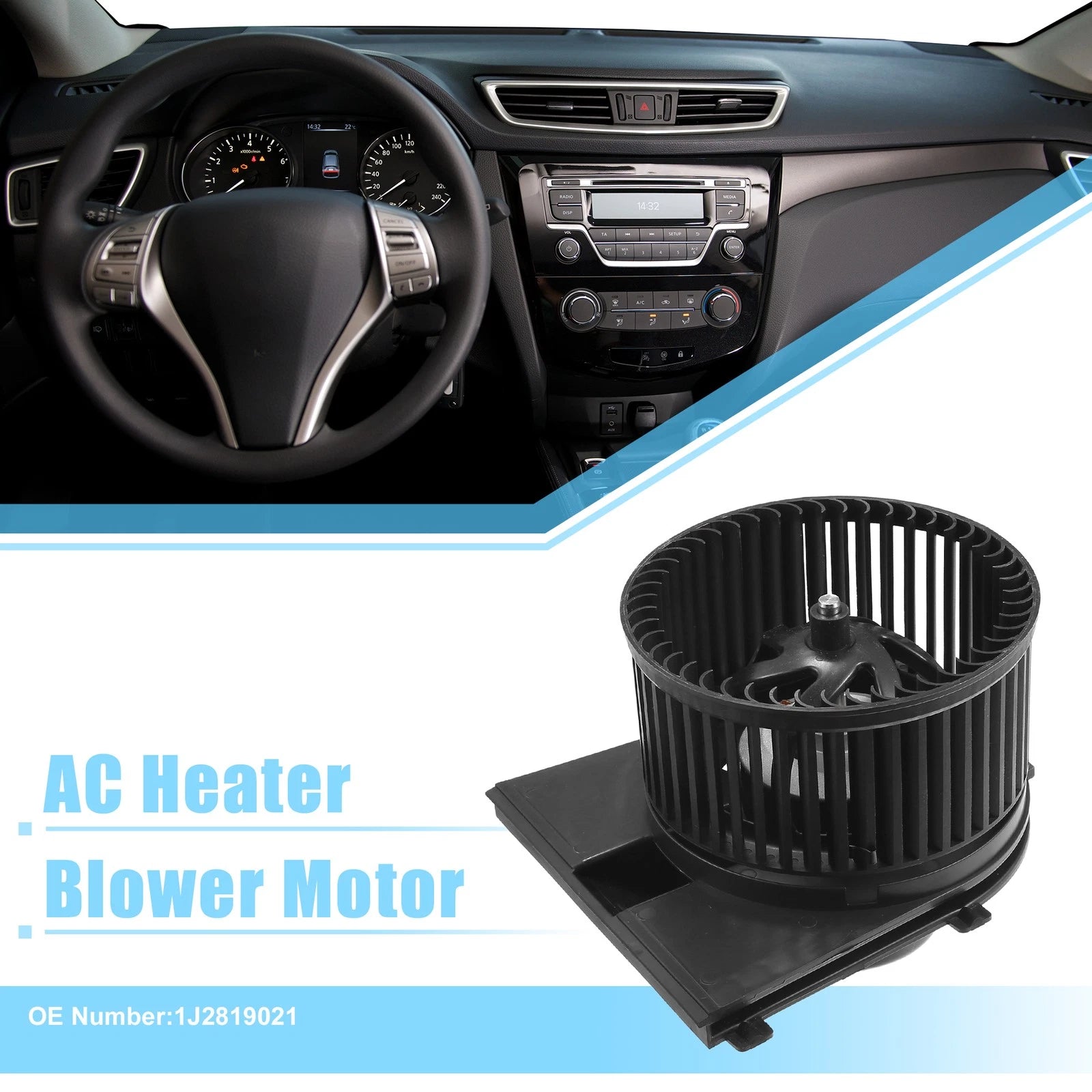 Blower Motor for VW Golf (1999–2006) No. 1J2819021