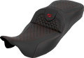 SADDLEMEN Extended Reach RoadSofa Seat for Motorcycle (w/o Backrest)