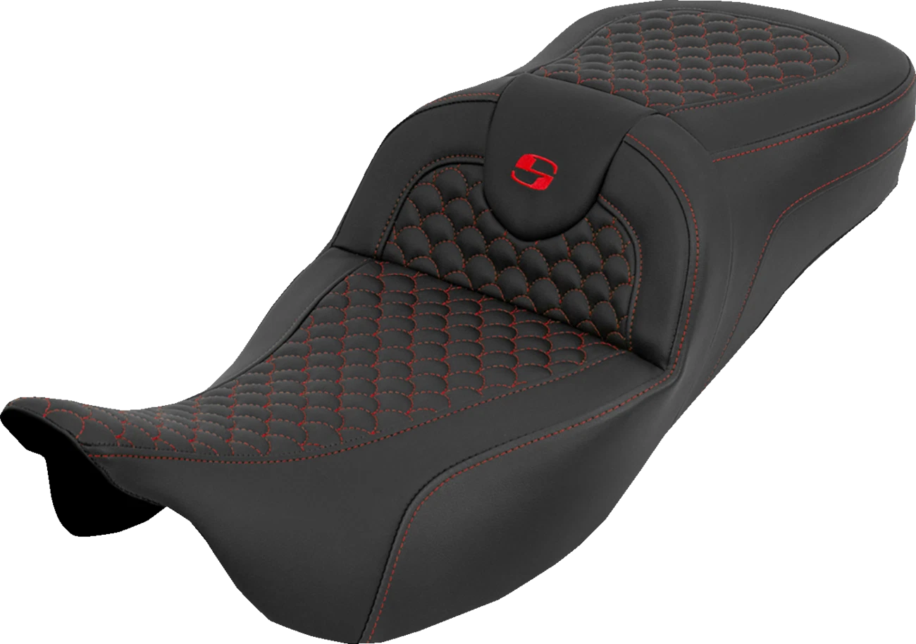SADDLEMEN Extended Reach RoadSofa Seat for Motorcycle (w/o Backrest)