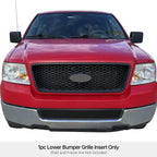 Lower Bumper Black Stainless Mesh Grille for Ford F-150 (2004-2005)