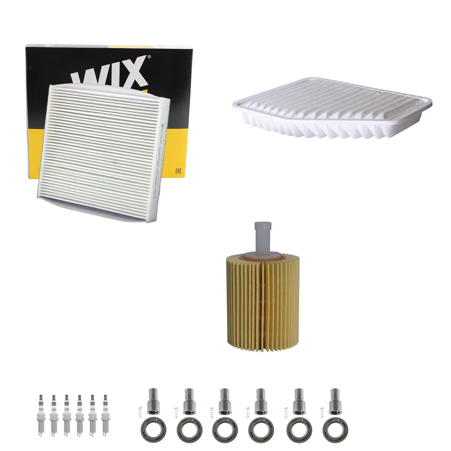 Tune Up Kit with 6 NGK Spark Plugs & Boots for Lexus GS300 GS450h (1998–2019)