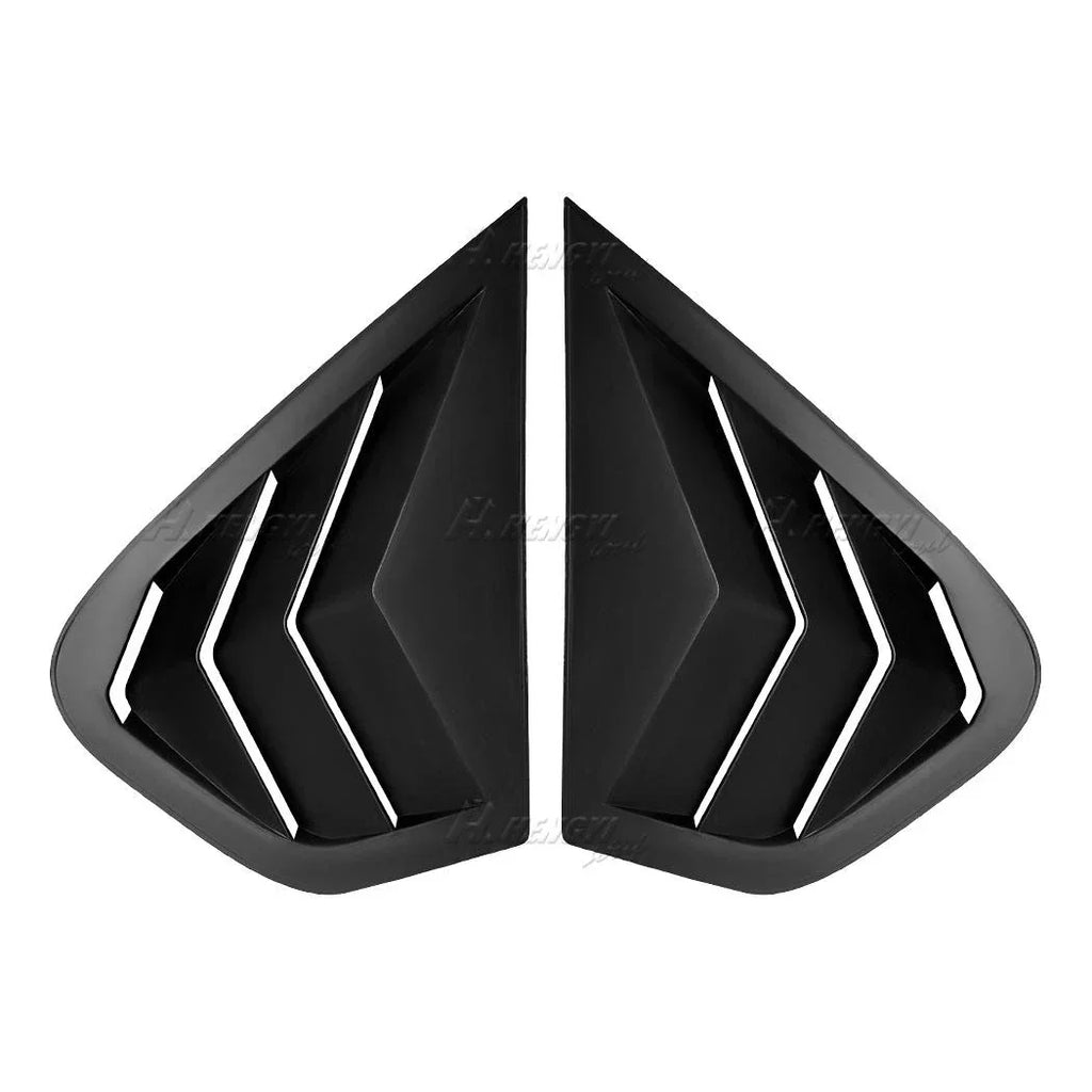 Gloss Black / Rear Side Window Louver Vent Cover Trim for BMW X6 (2008–2014)