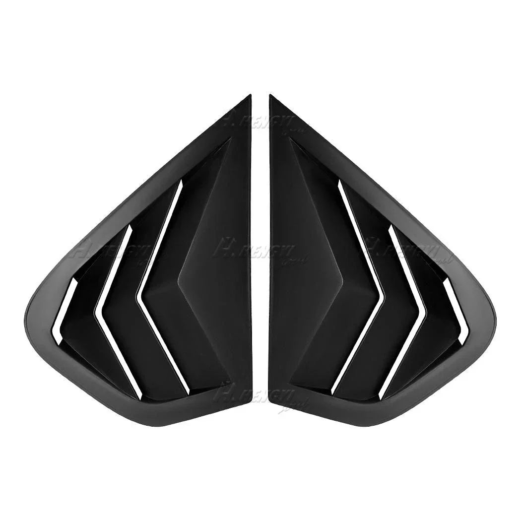 Gloss Black / Rear Side Window Louver Vent Cover Trim for BMW X6 (2008–2014)