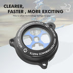 Aluminum Clear Oil Filter Cover Pump Cap for Yamaha Raptor 700 700R (2009–2026)
