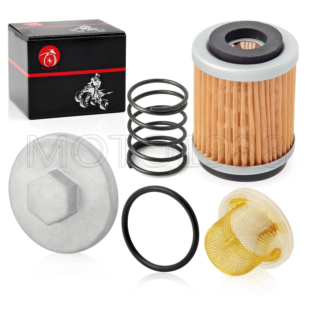 Oil Drain Plug CAP & Oil Filter STRAINER for Yamaha Timberwolf (1998–2004)