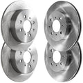 Front and Rear Disc Brake Rotors for Honda Civic Hatchback (2002–2003)