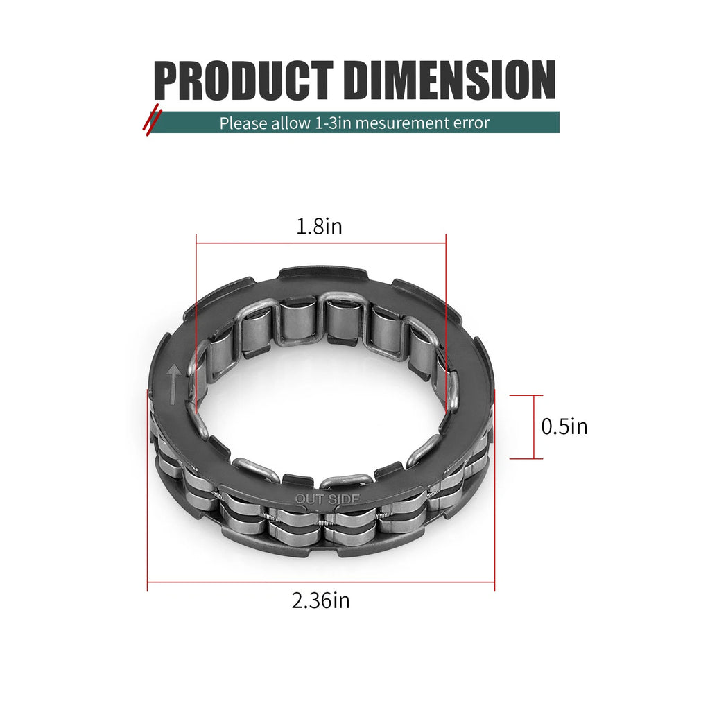 Clutch Hub One Way Bearing 4SH-16664-00-00 for Yamaha Big Bear 400 (2000–2012)