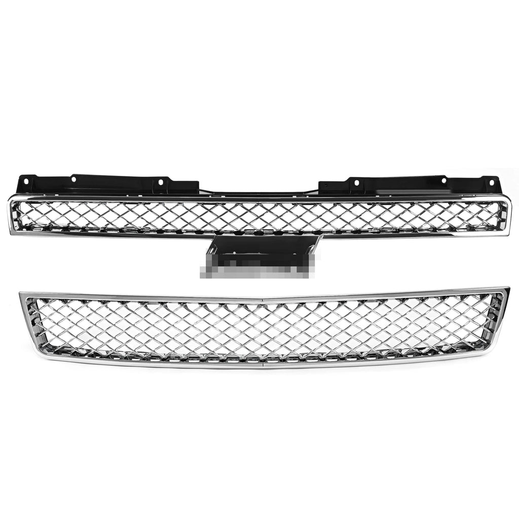 Chrome Grille for Chevy Tahoe/Suburban LTZ 1500 2500 (2007–2013)