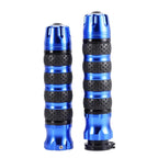 7/8" Handlebar Hand Grips for Honda, Suzuki, Kawasaki (Universal) - Blue