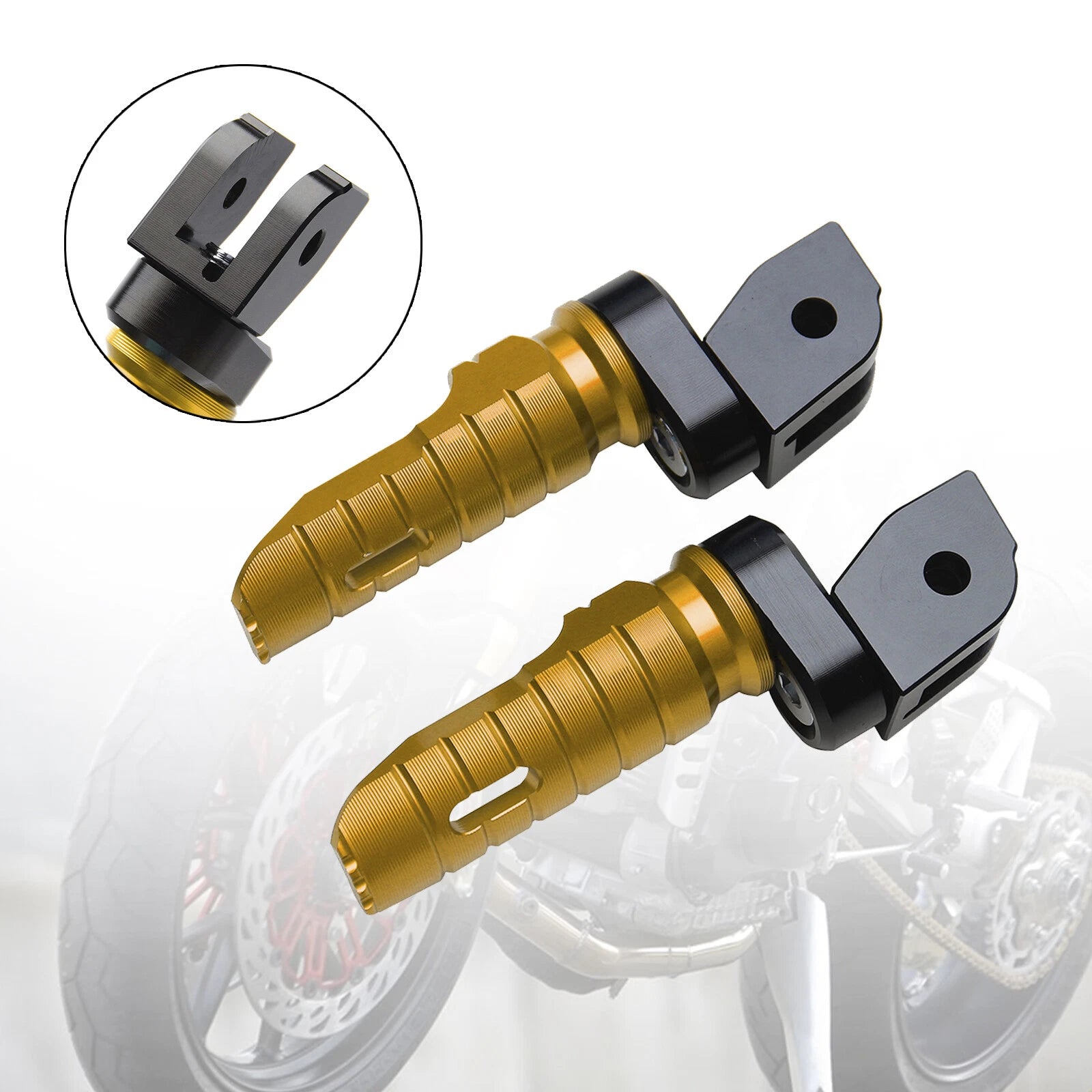 Front Footrests Foot Pegs for Ducati Scrambler 400/800/1100/Sport (2015–2023)