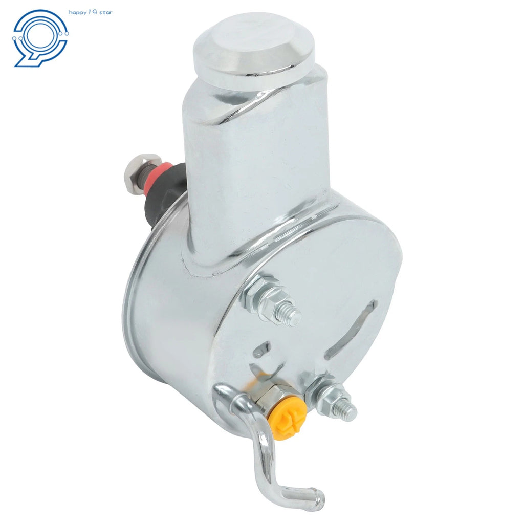 Polished Power Steering Pump for Chevy Small Big Block SBC BBC (1969-1995)