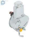 Polished Power Steering Pump for Chevy Small Big Block SBC BBC (1969-1995)