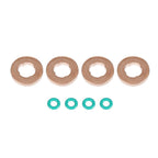 Set of 1 Fuel Injector Seal 1204698 1348623 1348625 for Ford Fiesta (2001–2017)