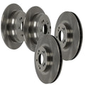 Set of 4 Vented Brake Disc Rotors for Honda CR-V (2005–2006)