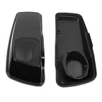 6x9" Speaker Hard Saddlebag Lids for Harley Touring (2014–2023) - Vivid Black