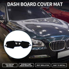 Dashboard Cover Mat for BMW 4 Series (2021) - Sun Protector Pad Black Blue