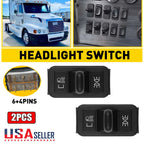 2X Headlight Control Switch Button for Freightliner Columbia (2001–2011) A06-30769-010