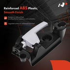 2X Front Black & Silver Interior Door Handle for Ford Freestyle (2005-2007)