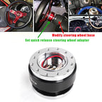 Steering Wheel Quick Release Hub Adapter Kit for Universal Vehicles