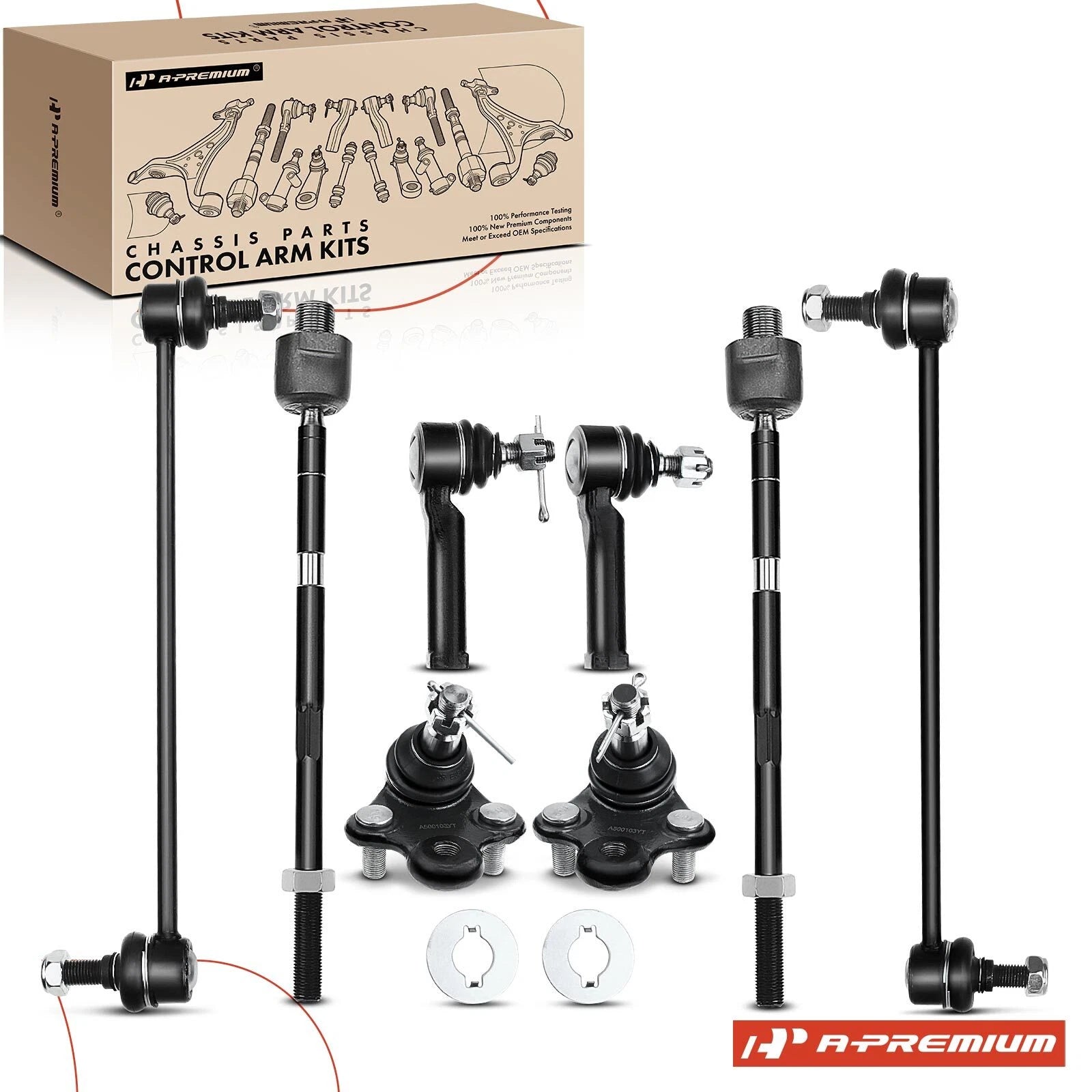 8x Front Sway Bar Link for Honda CR-V (2007–2011)