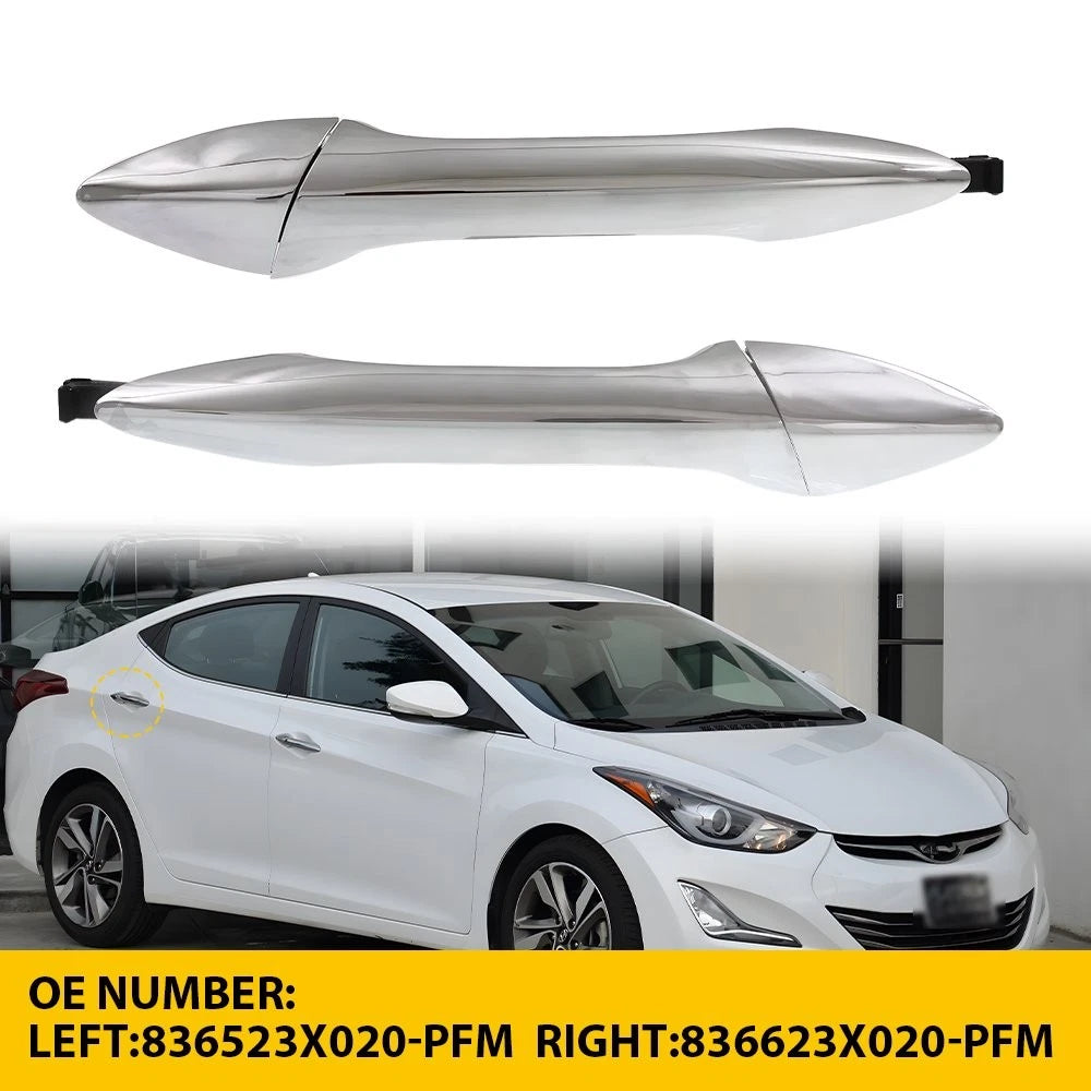 Exterior Outer Door Handle for Hyundai Elantra (2011–2016) Rear Left Right