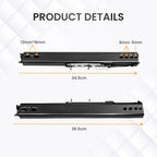 Dual Locking Seat Rails Brackets for Universal Bucket Seats (Pair)