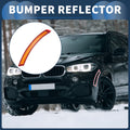 Bumper Reflector No.63147290093 for BMW X5 (2014–2018) 1Pc Red Yellow Front Left