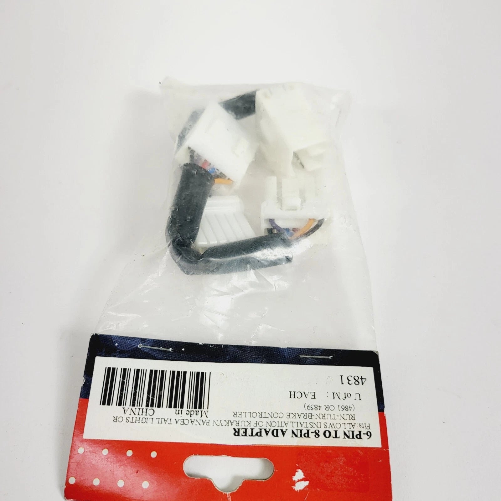 6 Pin to 8 Pin Tail Light Adapter for Harley Davidson XL Models (2004–2013)