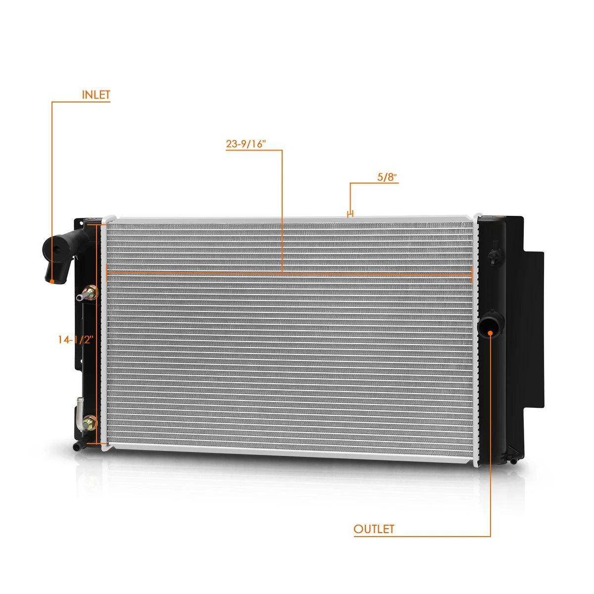 Aluminum Core Cooling Radiator for Scion tC (2011–2016) DPI-13255