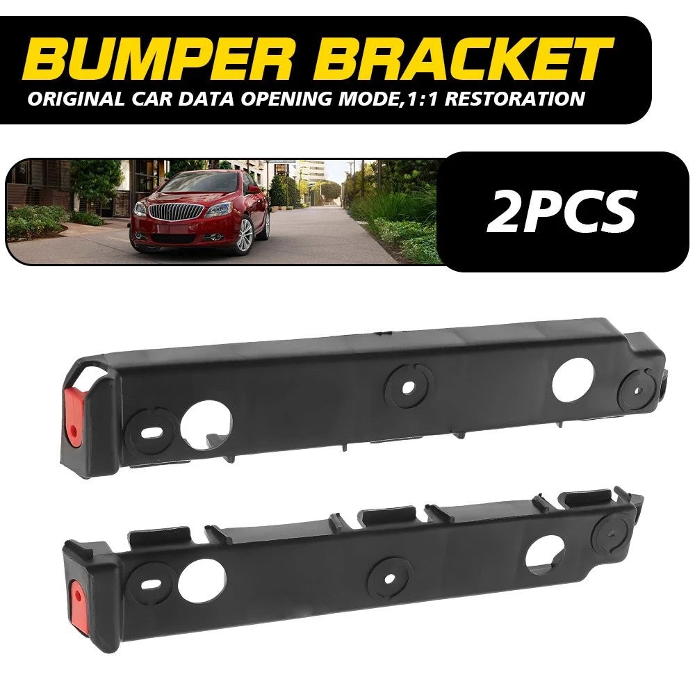 Set of 2 Bumper Brackets for Buick Verano (2012–2017) Front Left & Right