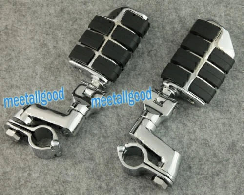 Chrome Front Footrest Footpegs for Honda GL1800 Goldwing (2002–2010)
