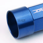 20 PCS M12X1.25 53MM Tall Blue Aluminum Lug Nuts with Caps & Adapter