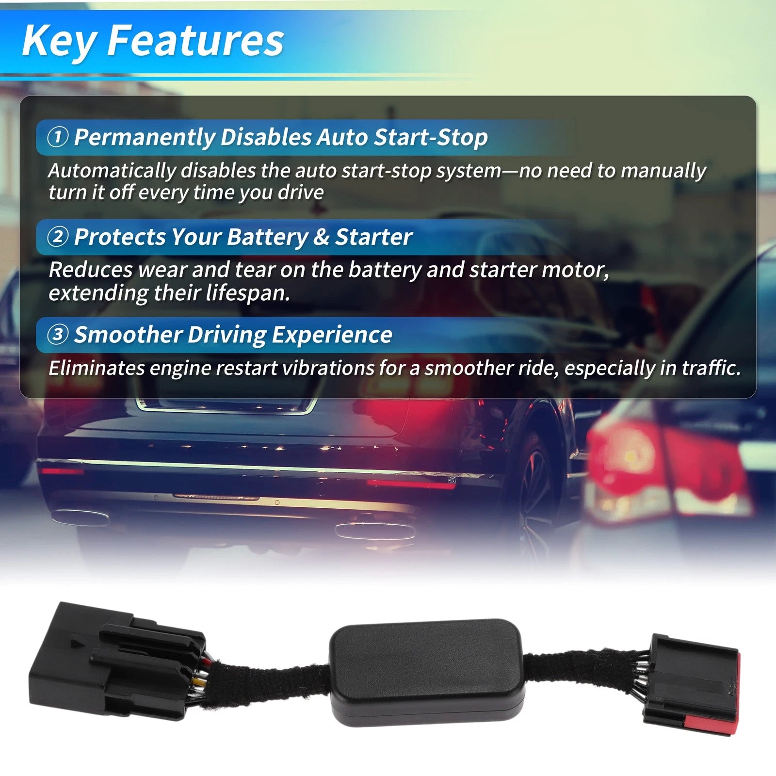 Auto Start Stop Eliminator for Ford Fusion (2017–2020)