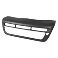 Replacement Black Textured TPO Front Bumper Cover Center Molding/Surround