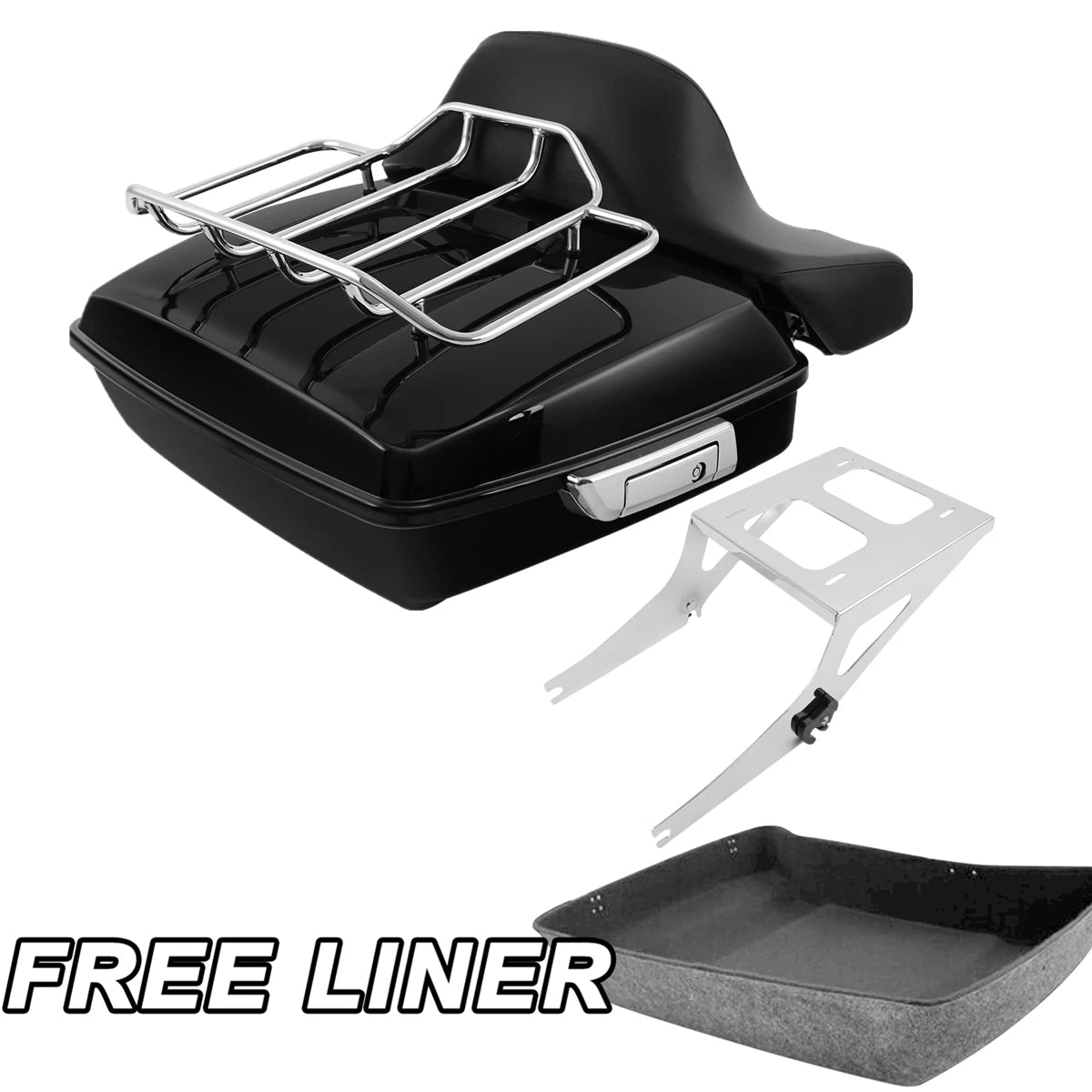 Backrest Pad for Harley Softail Fat Boy FLST (2008–2016)