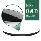 Rear Trunk Spoiler for BMW 5 Series F10 F18 (2010–2016) Gloss Black