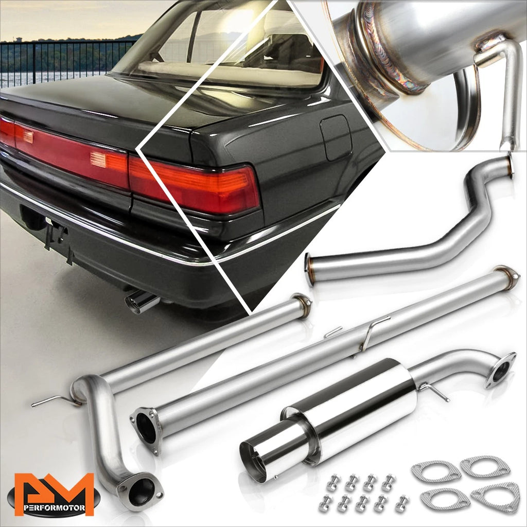4" Round Tip Catback Exhaust System for Honda Civic ED 1989–1991
